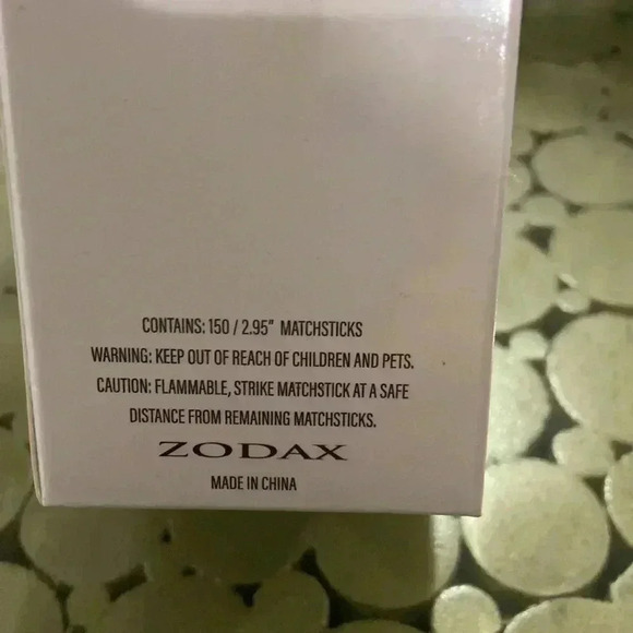 ZODAX Glass Jar with Pink Matches “Light My Fire” Apothecary Guild - NIB - Picture 5 of 6